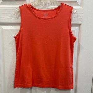 L.L Bean soft sleeveless supima cotton tank size M EUC